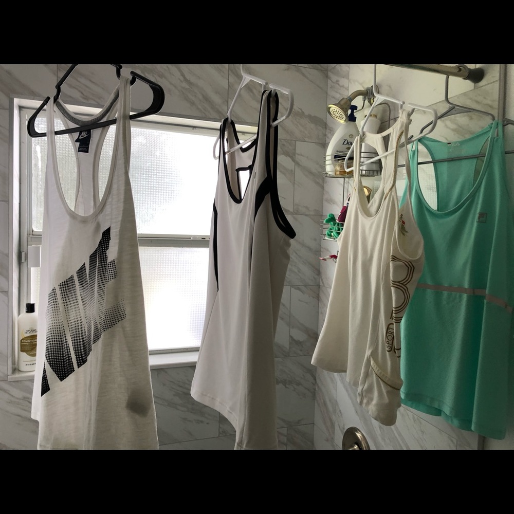 Racer Back sports shirts Nike and Fila